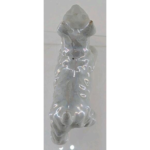 Vintage Porcelain Ceramic Dog Terrier Scottie Figurine 2.5" Tall Made In Japan - Picture 7 of 8